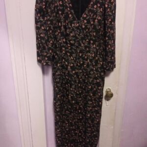 Rebecca Taylor Dark Floral Jumpsuit